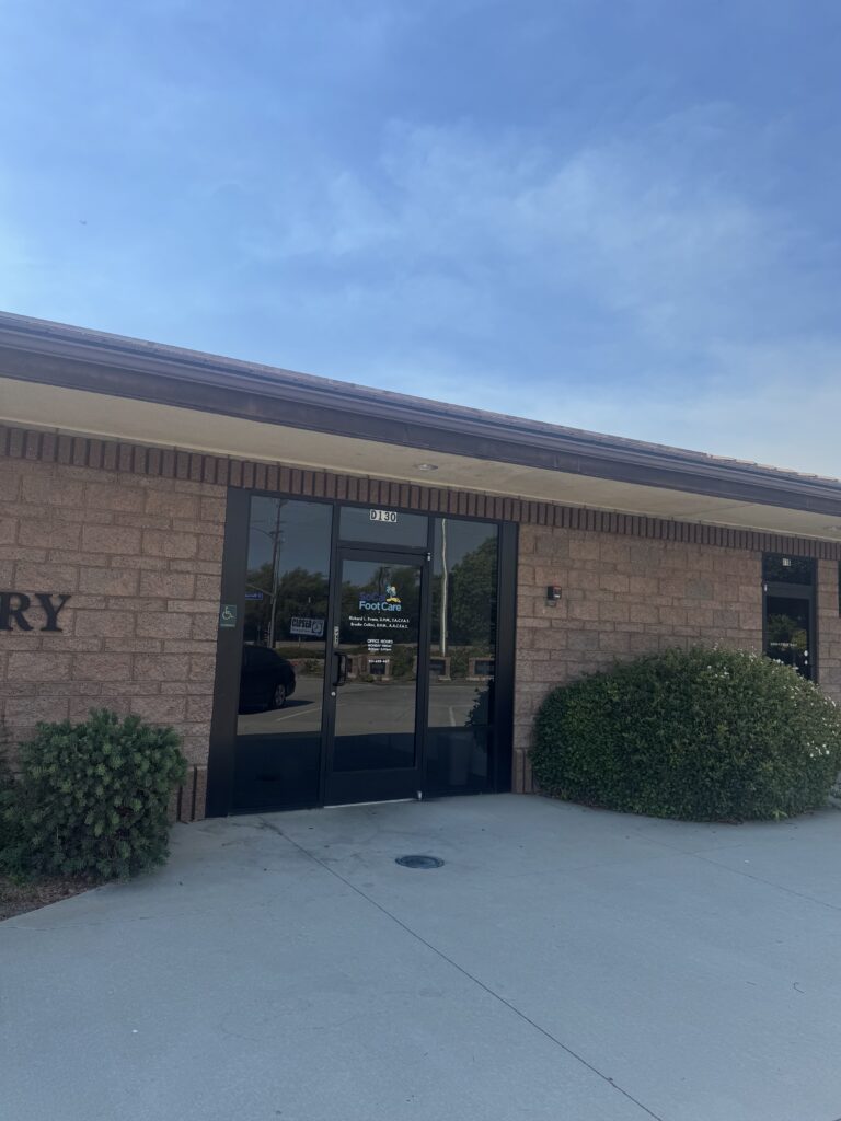 SoCal Foot Care Murrieta office entrance door